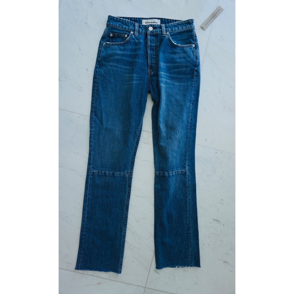 Reformation Brooke High waisted straight jean